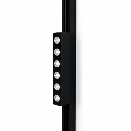 Corp liniar grila Magnetic Negru 24V DC 6W 4000K 378LM 24° RA90 L118MM [1]