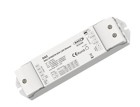 Controler Banda LED - CV DALI Dimmer 2CH*10A 12-48VDC DA2（DT6/DT8）