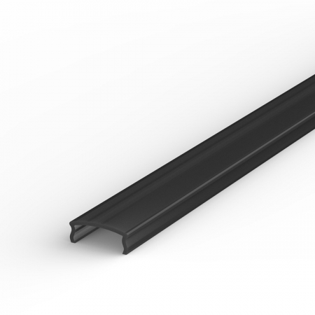 Accesorii profile led - Dispersor Opal Negru C1