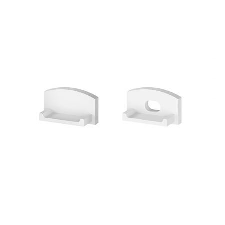 Accesorii profile led - Set de capace de capat din plastic alb P4-1, P6-3, GK6-3 [C1,C4]