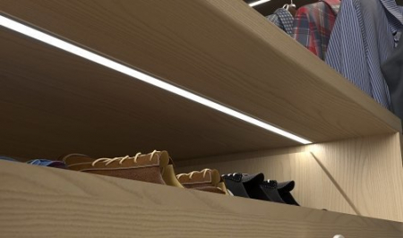 Profil Aluminiu LED negru P6-2 Dispersor opal 2M [5]