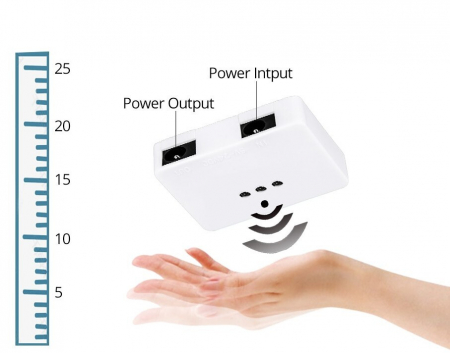 Intrerupator NON-CONTACT 5-24V 5A proximitate 2,1/5,5mm - Negru [3]