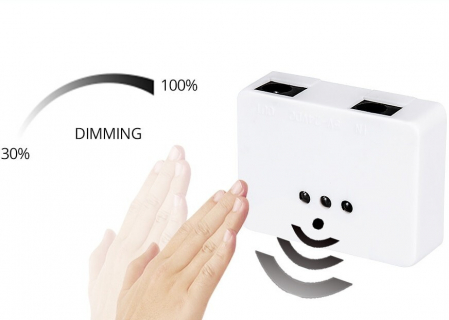 Intrerupator NON-CONTACT 5-24V 5A proximitate 2,1/5,5mm - Negru [4]