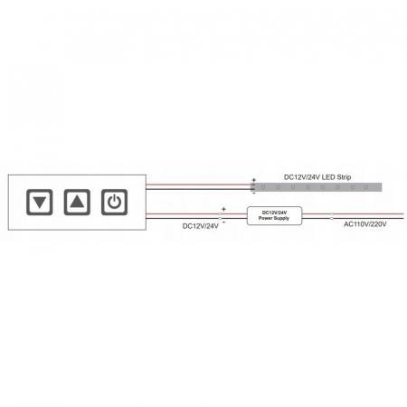 Intrerupator TOUCH pentru oglinda Dimmer 12V TD012B [3]