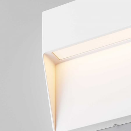 Lampa de fatada Maytoni alba patrata in aer liber O047SL-L3W3K Mane LED 3W 3000K IP54 [0]