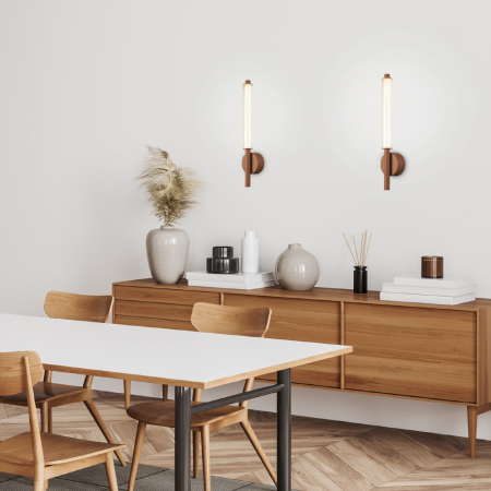 Lampă De Perete Mystique-wall Brown Aluminium Led Smd 11w Cct 660lm Ip20 100x79x500mm [1]