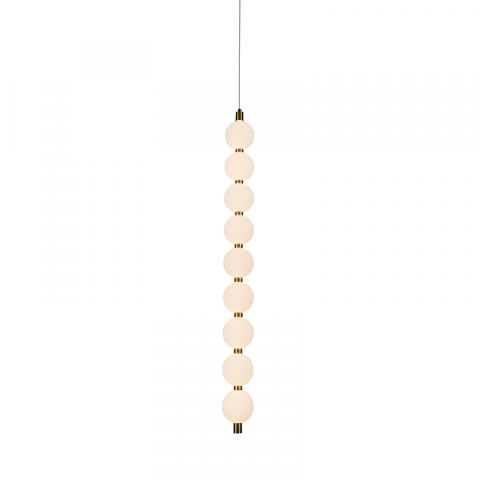 Lampi Suspendate - LAMPA SUSPENDATA LED 14W 1050LM 3000K IP20 ALUMINIU AURIU + ACRILIC