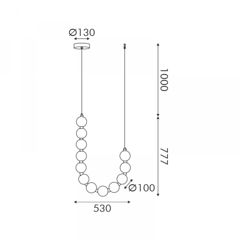 LAMPA SUSPENDATA LED 18W 1350LM IP20 AURIU ALUMINIU + ACRILIC [1]