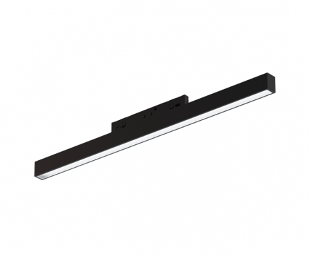 Sina Magnetica Slim 24V - Mini Corp De Iluminat Magnetic Negru 24V DC 10W 3000K 450LM 100° RA90 5 ANI L300MM