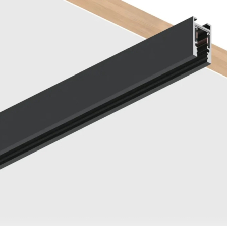 Sina Magnetica Slim 5mm 24V - Mini sina magnetica 24V DC 1M negru mat