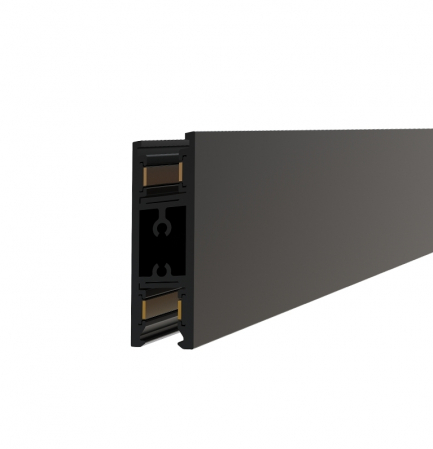 Sina Magnetica Slim 24V - Mini sina magnetica sus/jos 24V DC 2M negru mat
