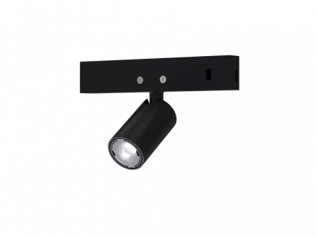 Sina Magnetica Slim 24V - Mini Spot Magnetic zoom negru 24V DC 1W 4000K 85LM 24° RA90 5 ANI Φ12*22(38)ΜΜ