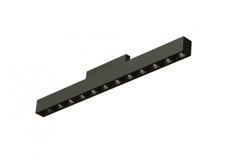 Sina Magnetica Slim 24V - Mini Corp De Iluminat Magnetic Negru 24V DC 10W 4000K 500LM 36° RA90 5 ANI L196MM