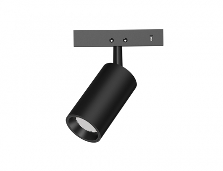 Sina Magnetica Slim 24V - Mini Spot Magnetic zoom negru 24V DC 2W 4000K 190LM 24° RA90 5 ANI Φ26*46(72)ΜΜ