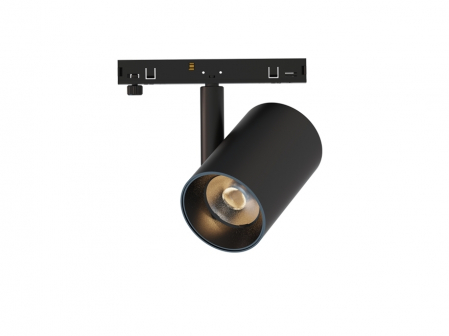 Sina Magnetica Slim 24V - Mini spot magnetic negru 24V DC 9W 3000K 840LM 38° RA90 5 ANI Φ45*70(102)ΜΜ