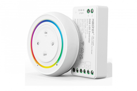 Controler Banda LED - Panou + controler RGB  12V-24VDC 12A FUT037SA