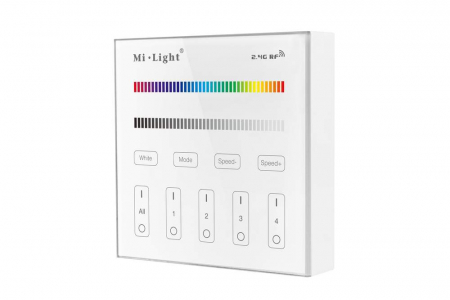 Lumina LED Miboxer & controler - Panou de perete 4 zone RGB / RGBW 2xAAA B3