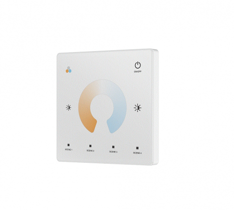 Controler Banda LED - Panou LED montat pe perete - CCT - 1 zona - 3V - TW2(W)