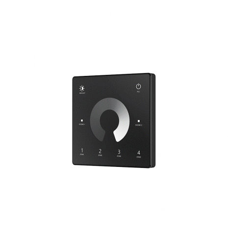 Controler Banda LED - Panou LED montat pe perete - Mono - 4 zone - 3V - TW1-4(B)