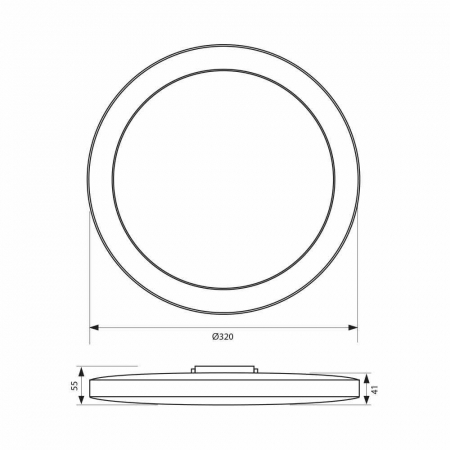 Plafoniera LED LED ∙ 24W ∙ 4000K ∙ IP44 [3]