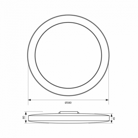Plafoniera LED LED ∙ 32W ∙ 4000K ∙ IP44 [3]