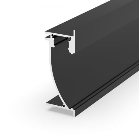 Profil led incastrat - Profil Aluminiu LED 2M Negru P26-2