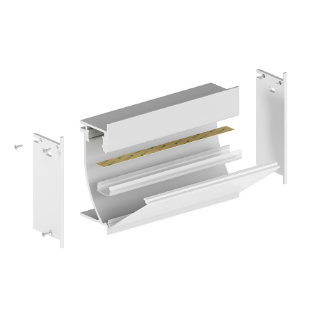 Profil Aluminiu LED 1M argint anodizat P26-2 [3]