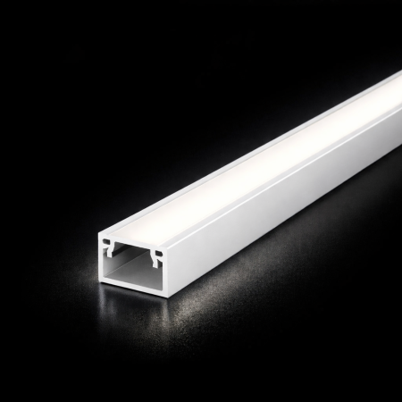 Profil led aplicat - Profil Aluminiu LED alb P4-2 Dispersor opal 2M