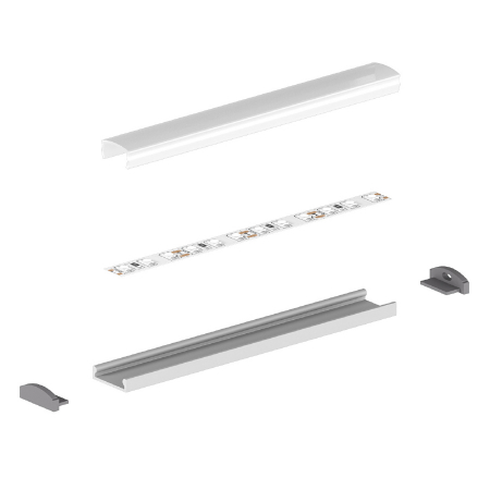 Profil Aluminiu LED alb P4-3 Dispersor opal 2M [2]