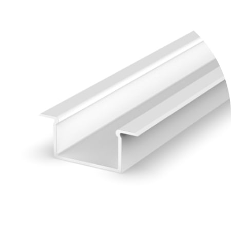 Profil led incastrat - Profil Aluminiu LED alb P14-2 Dispersor opal 2M