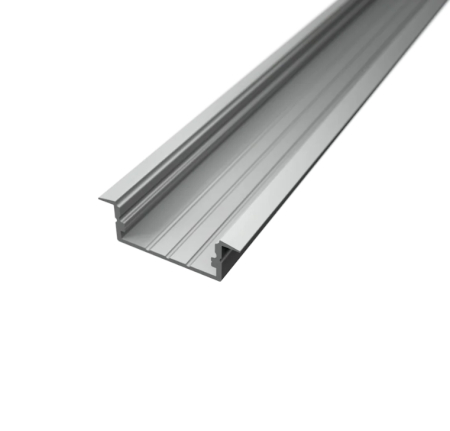 Profil Aluminiu LED argint anodizat LP303 Dispersor opal 2M [0]