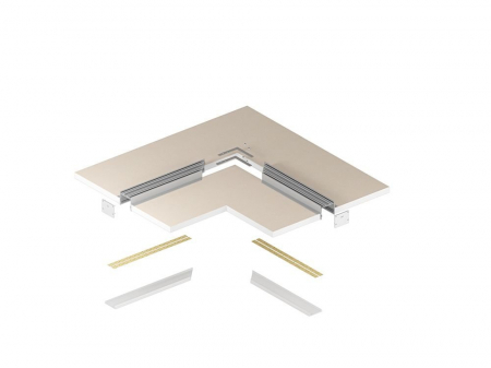 Profil Aluminiu LED negru P22-2 Dispersor opal 2M [5]