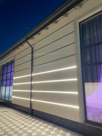 Profil Aluminiu LED negru P14-1 Dispersor opal 2M [4]