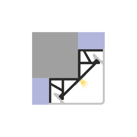 Profil Aluminiu LED P12-1 + Dispersor opal 2M [2]
