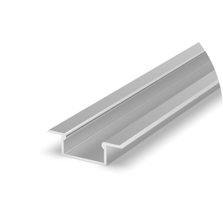 Profil Aluminiu LED argint anodizat P6-2 Dispersor opal 2M [1]