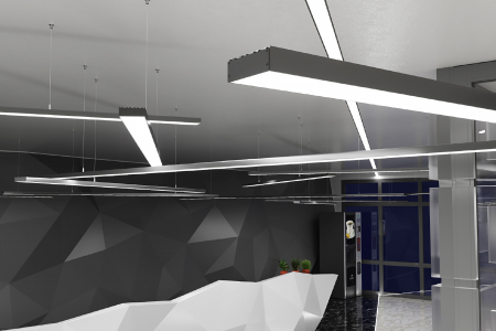 Profil Aluminiu LED 2M negru P27-3 [4]