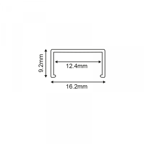 Profil din aluminiu U 2m [1]
