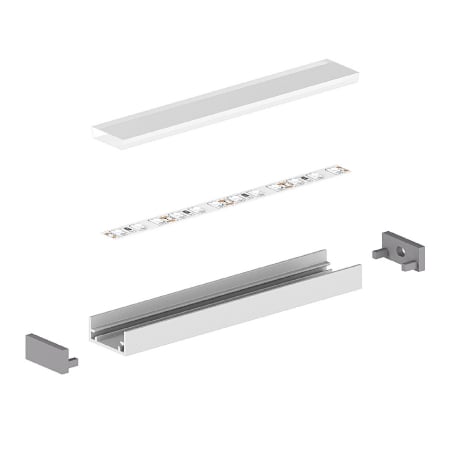 Profil Aluminiu LED alb P11-1 Dispersor opal 2M [3]
