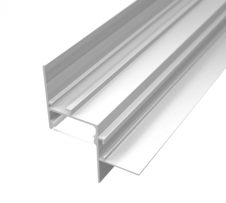 Profil Led Rigips - Profil LED Aluminiu Alb Incastrabil SHADOW GAP