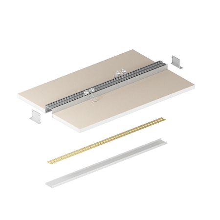 Profil Aluminiu LED negru P22-1 Dispersor opal 2M [7]