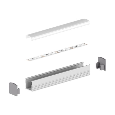 Profil Aluminiu LED alb P5-1 Dispersor opal 2M [3]