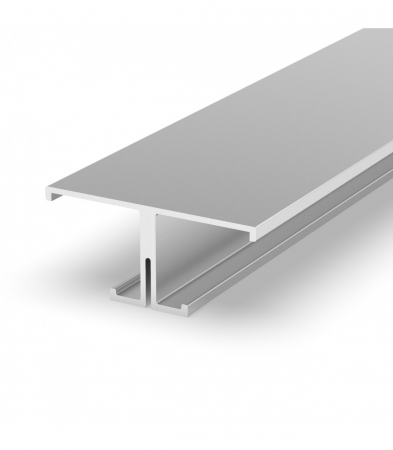Profil led aplicat - Profil Aluminiu LED argint anodizat P9-1