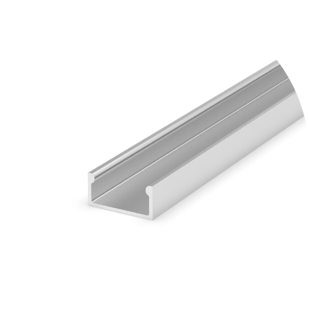 Profil Aluminiu LED argint anodizat P4-1 Dispersor opal 2M [1]