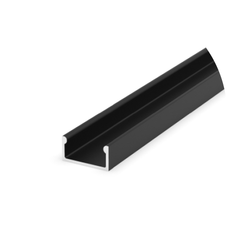 Profil Aluminiu LED negru P4-1 Dispersor opal 2M [1]
