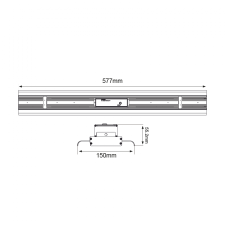 LED LINEAR HIGHBAY 100W 16000LM 5000K 30°x90° CRI 80 PHILLIPS [1]