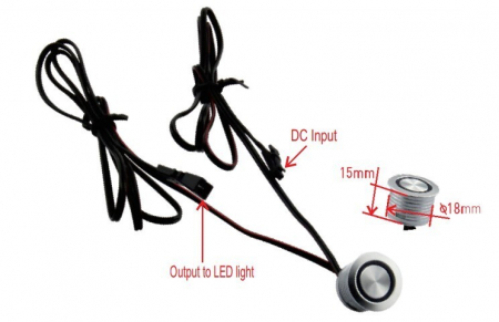 Comutator Tactil 12-24V 2A Mobila TD008 Dimmer [2]