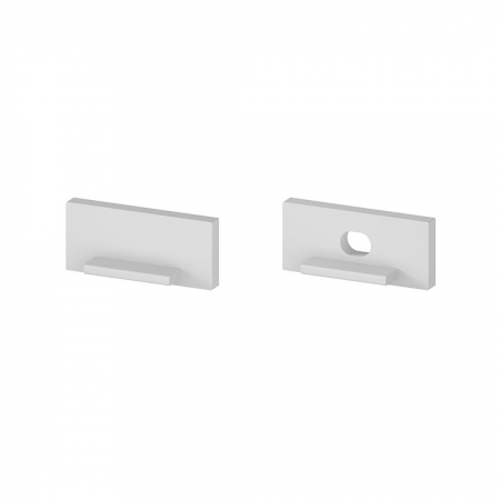 Accesorii profile led - Set de capace de capat din plastic gri P11-1 [C5]