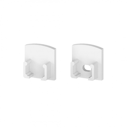 Accesorii profile led - Set de capace de capat din plastic alb P5-1 [C1, C4]