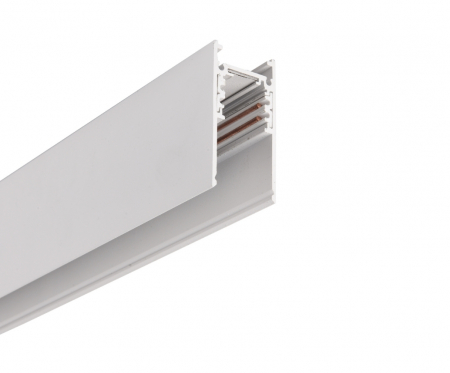 Corpuri de Iluminat pe Sina LED - SINA MAGNETICA ALB MAT APLICAT 3M