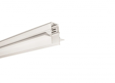 Corpuri de Iluminat pe Sina LED - SINA MAGNETICA ALB MAT INCASTRAT 2M